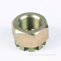 Round Slotted Hex Castle Nuts